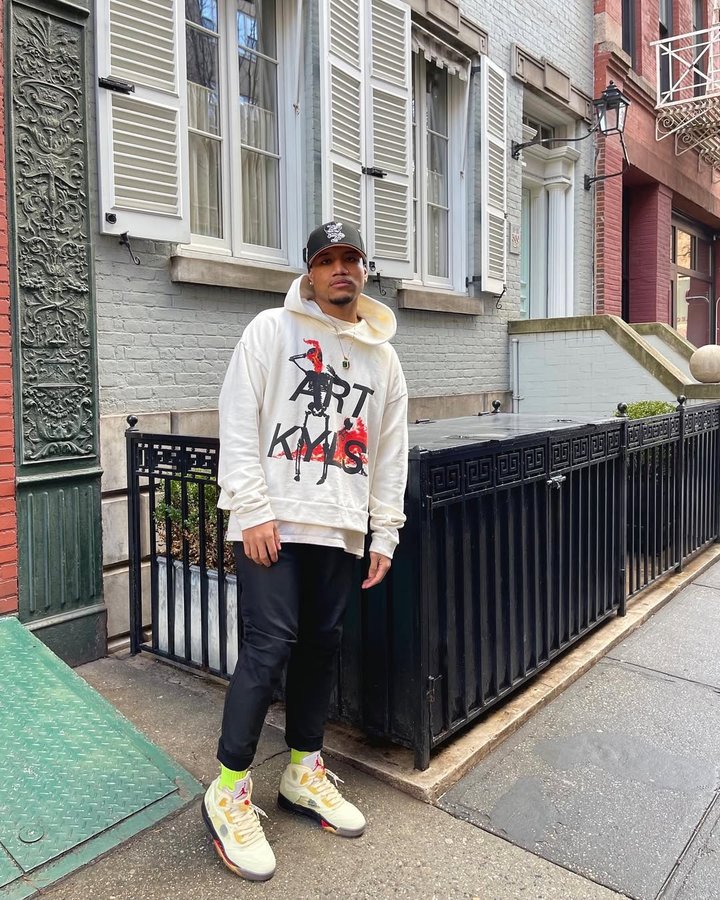 Instagram post by @airjuhst for Rastaclat. Caption reads: [...] @Arkyvs (dropping soon) 🤝⠀
Bracelet -....