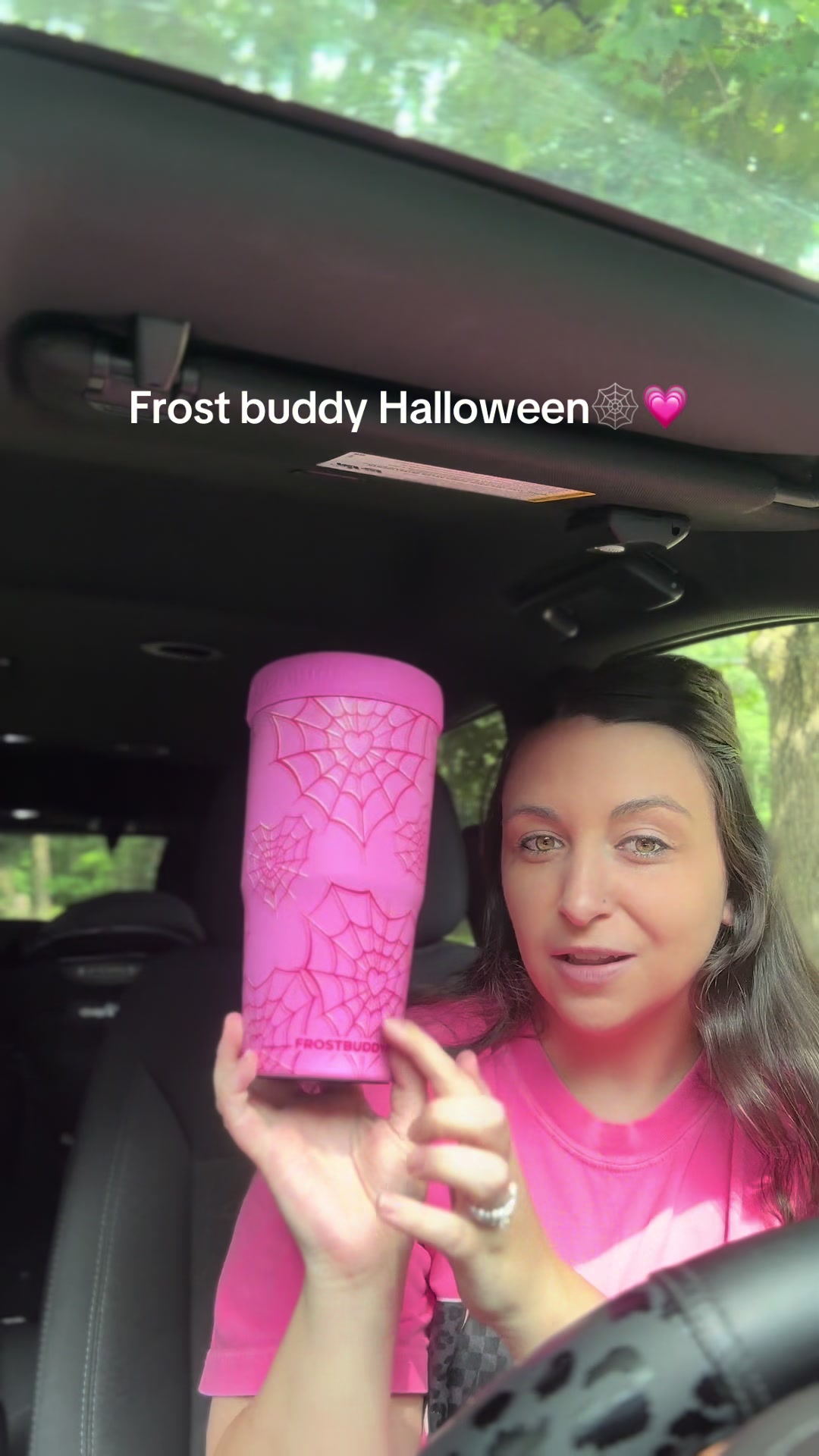 TikTok post by @danielle.mariee98 for Frost Buddy. Caption reads: [...] see what prints are still in stock!⬇️ @Frost....