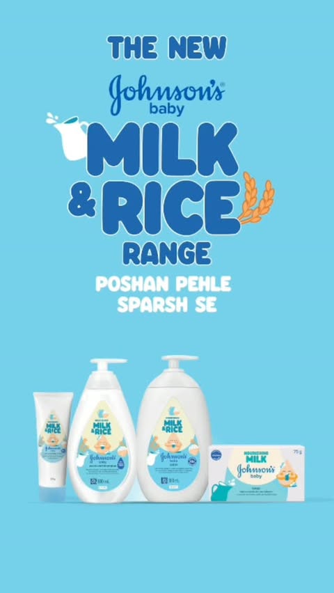 Instagram post by @kritikagupta.03 for Johnson’s Baby. Caption reads: [...] designed for delicate baby skin, Johnson’s....