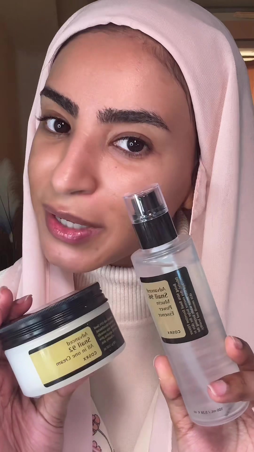 TikTok post by @zozalibeauty for 4AM Marketing – Saebyeok Naesi. Caption reads: [...] :ZOZALI62 ‪@COSRX Official @4AM Marketing –....