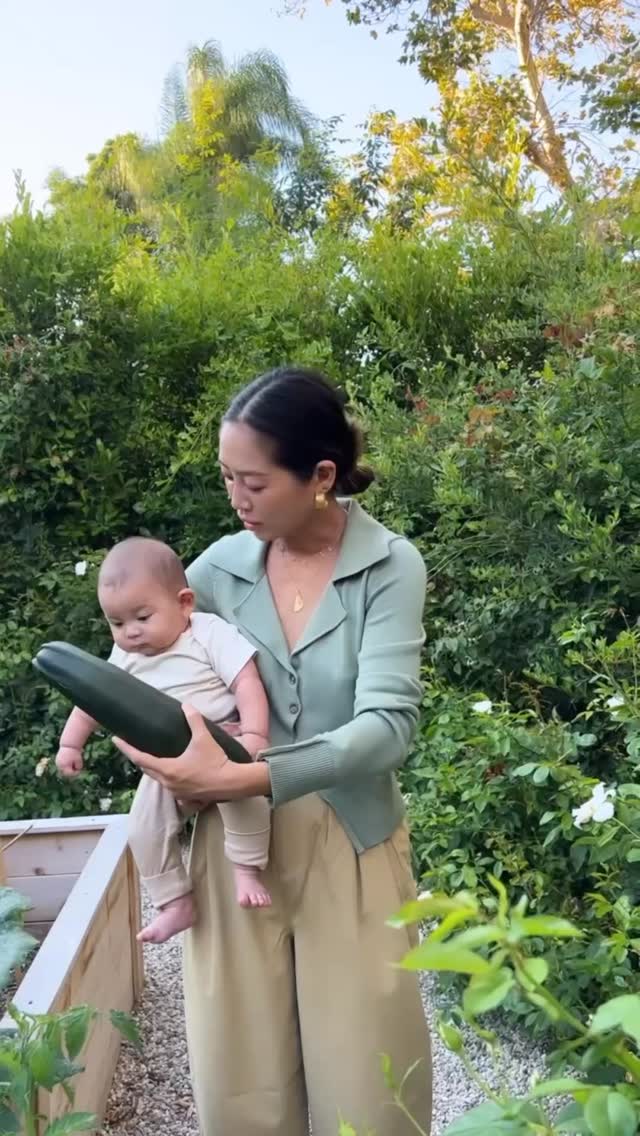Instagram post by @aimeesong for Microsoft. Caption reads: Restarting my gardening journey with the help of....