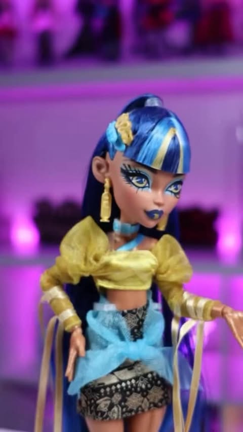 Instagram post by @zombiexcorn for Monster High. Caption reads: ROMANIA (never posted this here lol the app ruined....