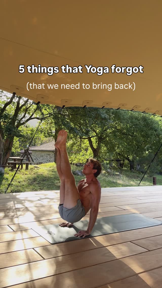 Instagram post by @joshkrameryoga for Alo Yoga. Caption reads: Modern Yoga is powerful - but we’ve lost a few....