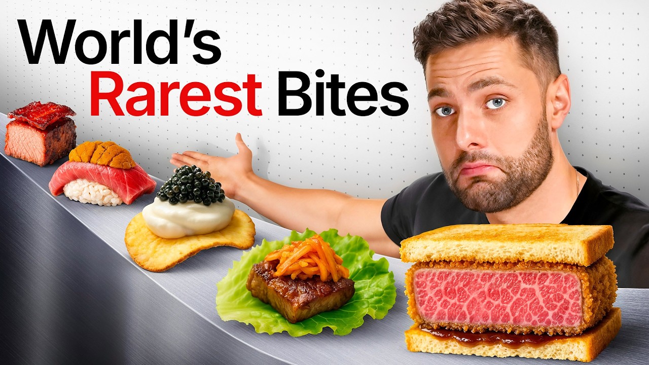 YouTube post by @MaxtheMeatGuy for AG1. Caption reads: I Cooked the 10 BEST Bites in the World.