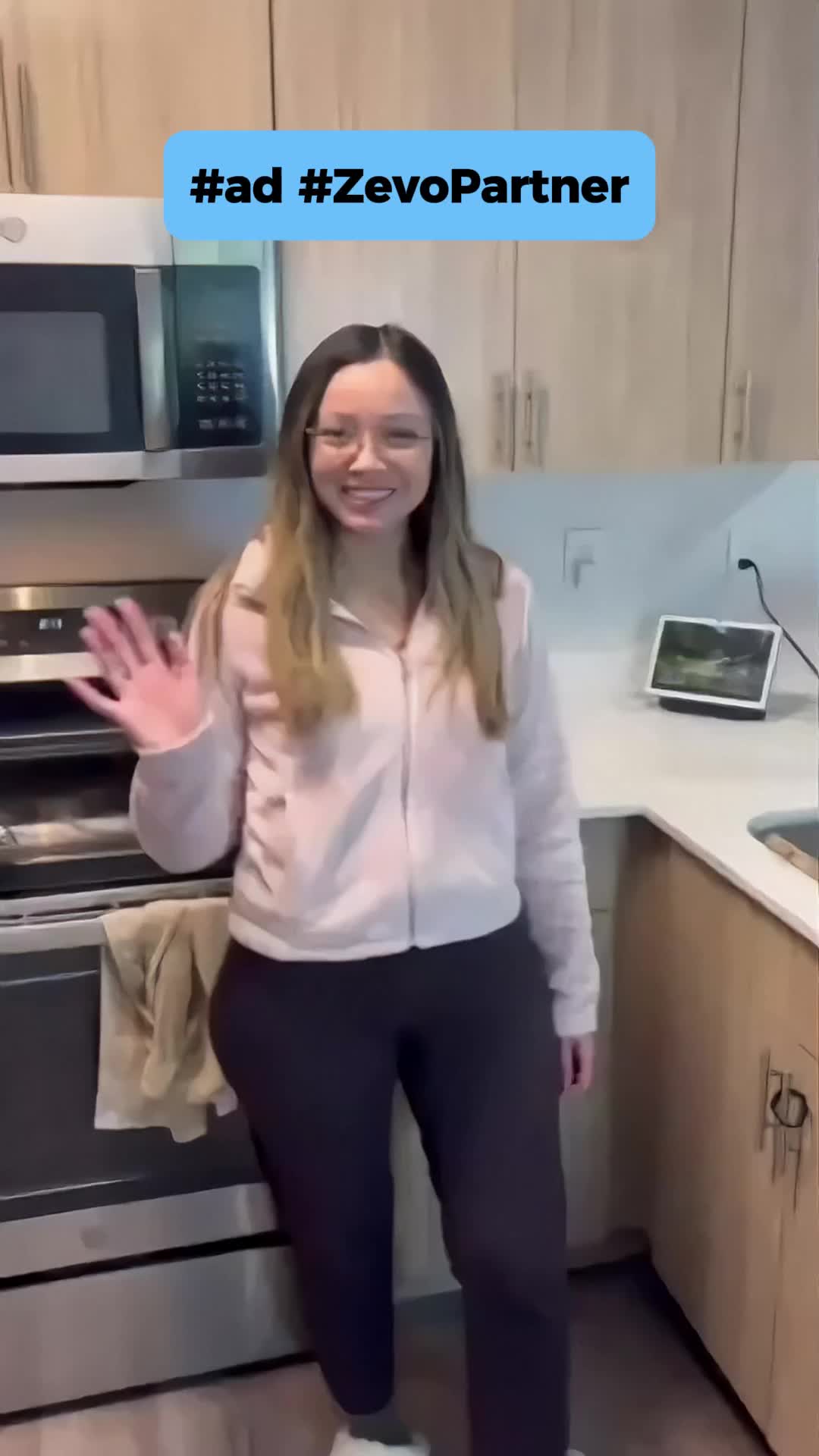 TikTok post by @the.alexandrialee for Zevo. Caption reads: [...] of bugs thinking they're invited?? 🦟❌✨....