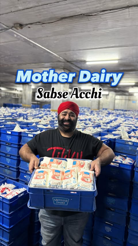 Instagram post by @mistertikku for Mother Dairy. Caption reads: [...] over the internet. I am a consumer of Mother....