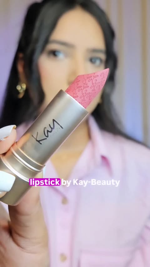 Instagram post by @shine_onn_girl for Kay Beauty. Caption reads: [...] #HydraCremeLipstick #ItsKayToBeYou....