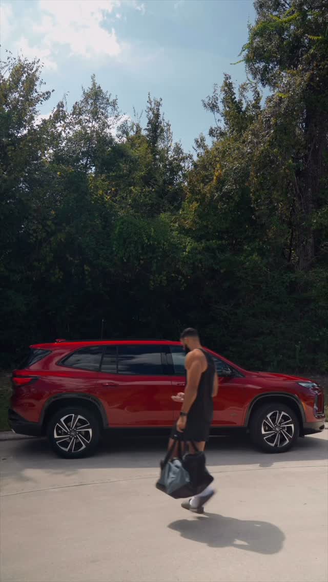 Instagram post by @desmondscott for Buick. Caption reads: The @buickusa Enclave inspires me to do, now!....