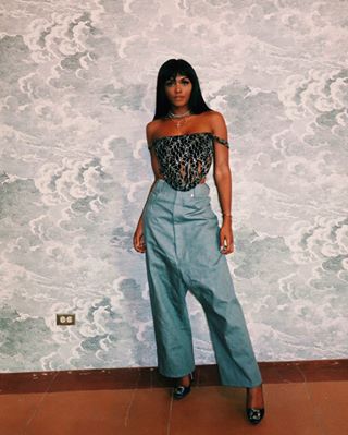 Instagram post by @elisajohnson for Teen Vogue. Caption reads: [...] @fivepointsshow! Thank you also to the....