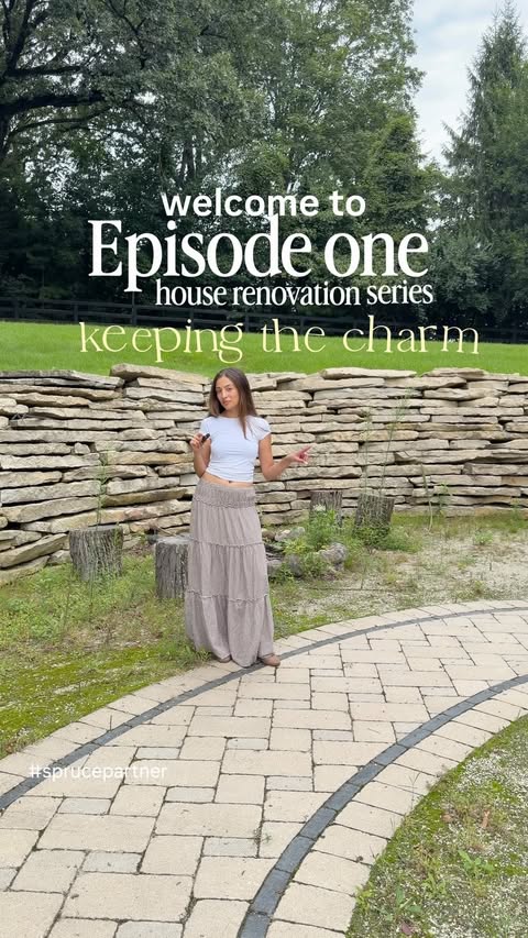 Instagram post by @reeeya14 for Spruce. Caption reads: #SprucePartner excited to kick off house Reno’s....