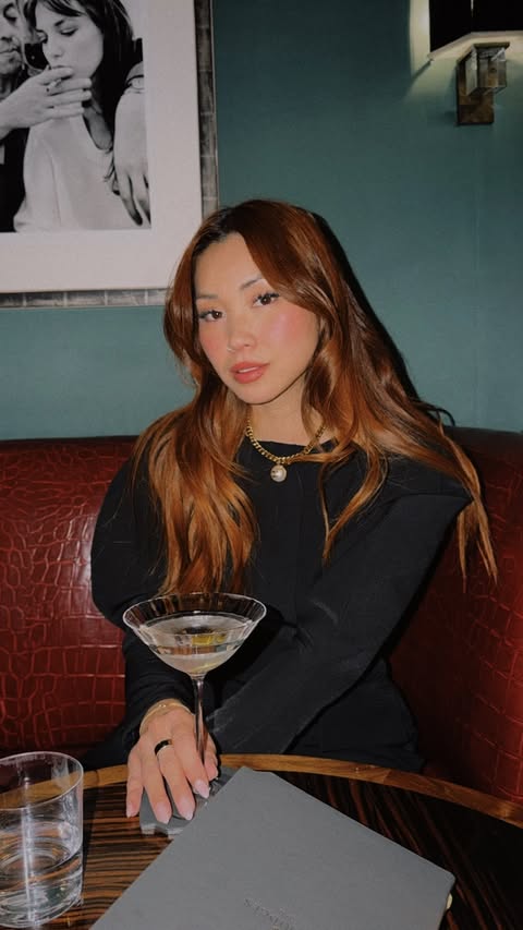 Instagram post by @francislola for REVOLVE. Caption reads: [...] shorts + stockings 😮‍💨
full fit from....