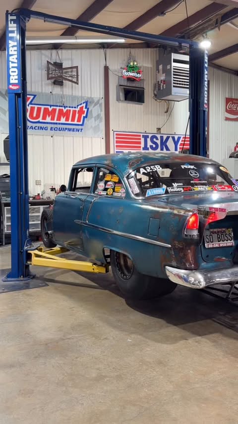 Instagram post by @alextaylorracing for PENNZOIL. Caption reads: [...] Anddd get Nick’s car finished. 😂 #Pennzoil....