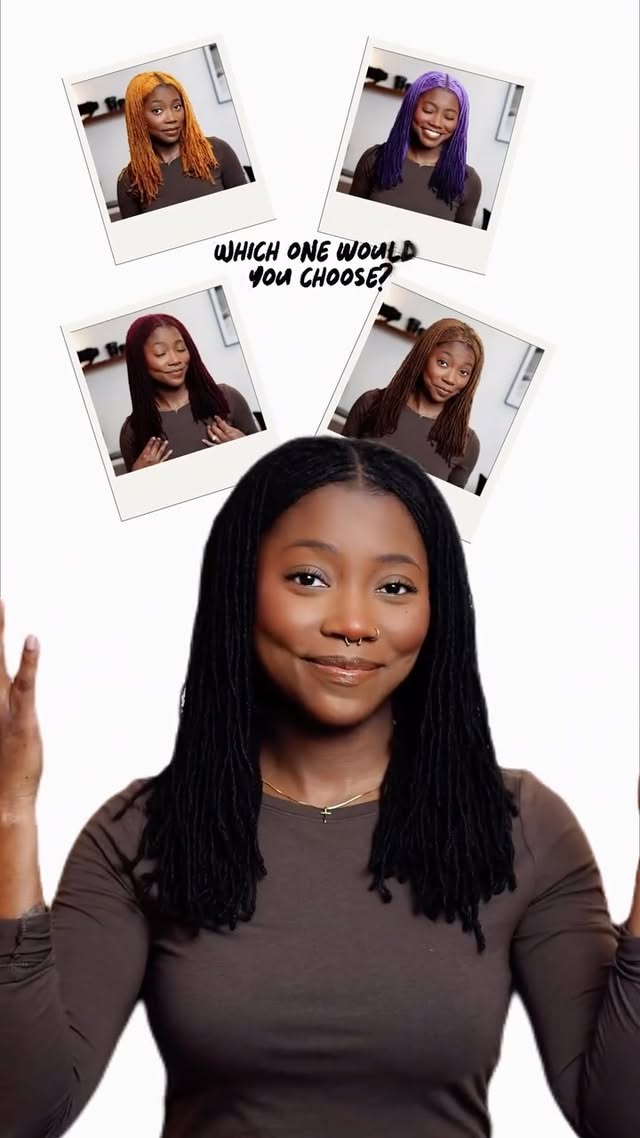 Instagram post by @keke.j_ for CapCut. Caption reads: [...] a good hair change… just not the damage.....