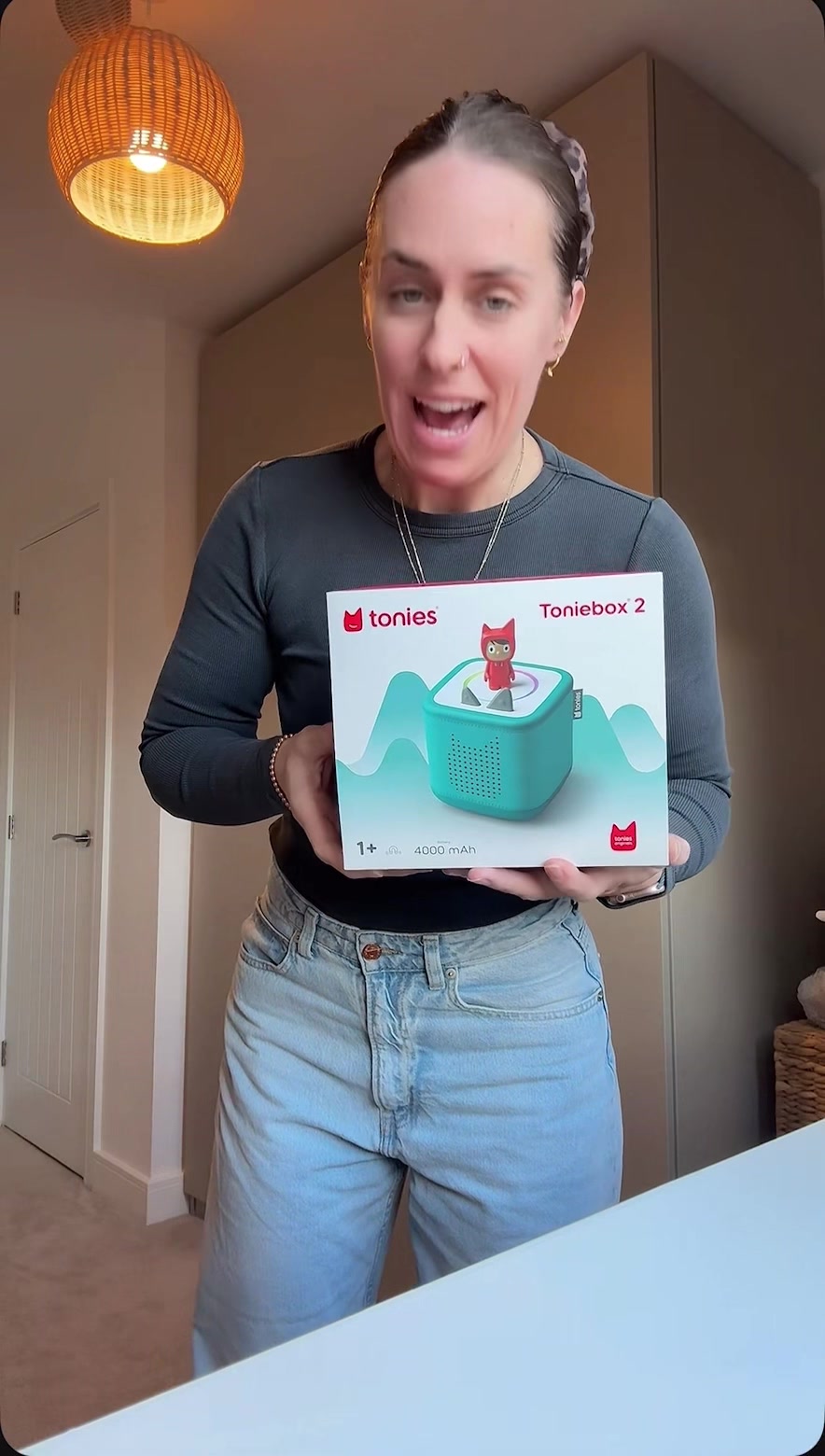 TikTok post by @sophiena_official for tonies. Caption reads: I’m not someone to share what we get the children....