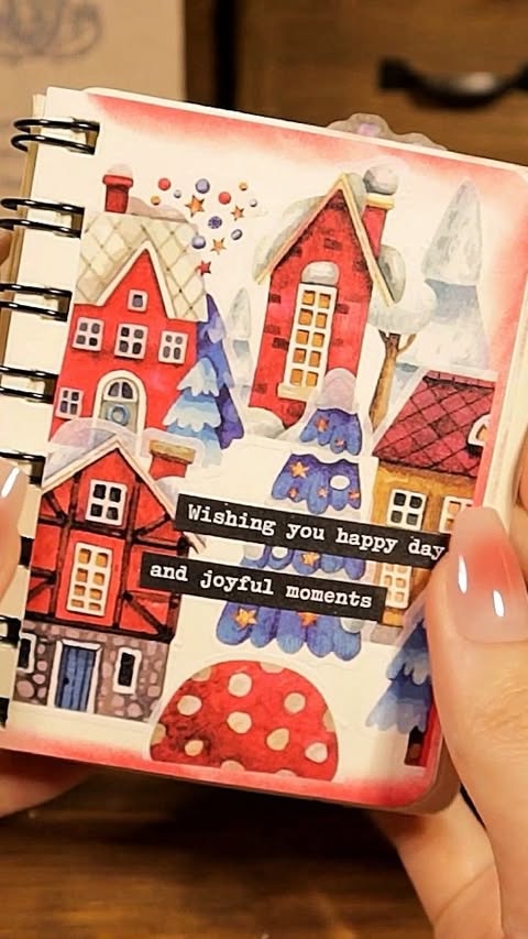 Instagram post by @hwaufranc for The Washi Tape Shop. Caption reads: ASMR Journaling 크리스마스 테마 다꾸☃️
Christmas....