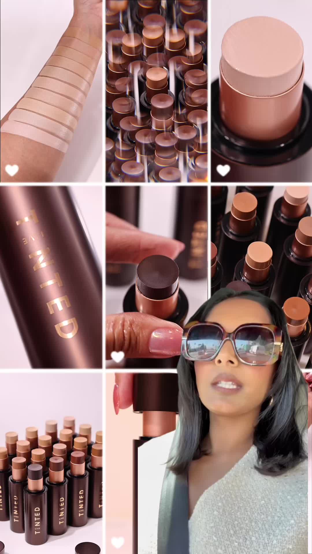 TikTok post by @deepica for LIVE TINTED. Caption reads: 🚨 support your fav brands and tell all of your....