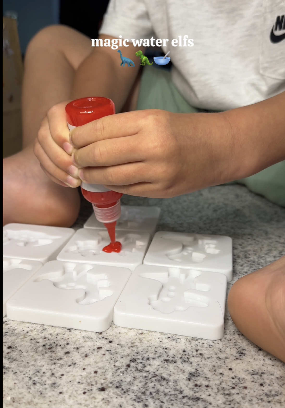 TikTok post by @depthwithdes for Kiditos. Caption reads: this activity from @Kiditos was a win 💫 it kept....