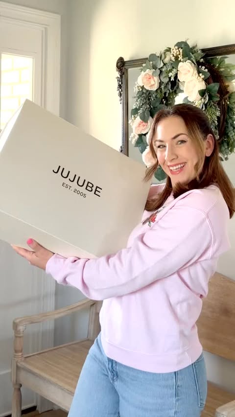 Instagram post by @kateschwanke for JuJuBe. Caption reads: [...] 💕 Unboxing the brand new @hellokitty x....