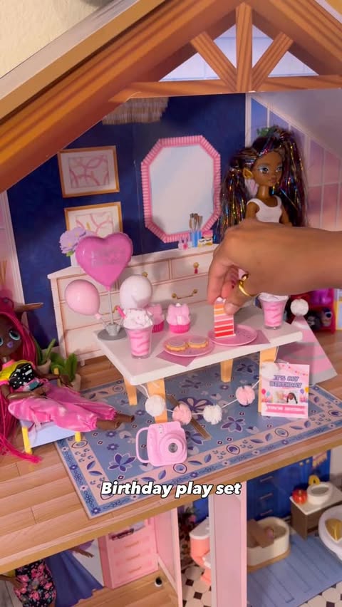 Instagram post by @ashleyy_guy for KidKraft. Caption reads: For mini lovers! These are so fun , cute, and....