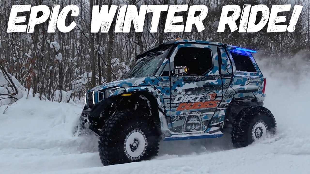 YouTube post by @dirtdudes for – ICECOFREEZER. Caption reads: Riding In Subfreezing Temperatures In Northern....