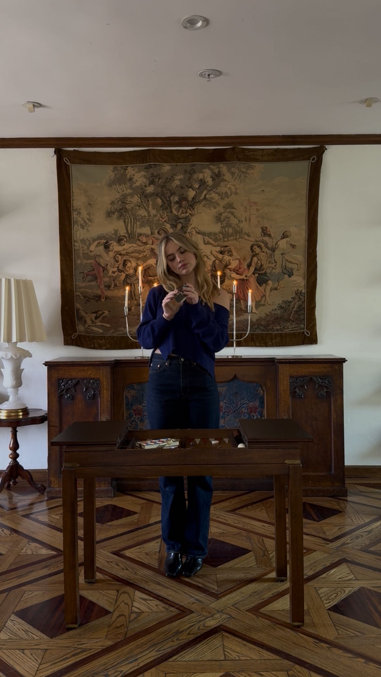 Instagram post by @emmabrooks for Jo Malone London. Caption reads: the scent of the season ! 💗 perfect to gift or....