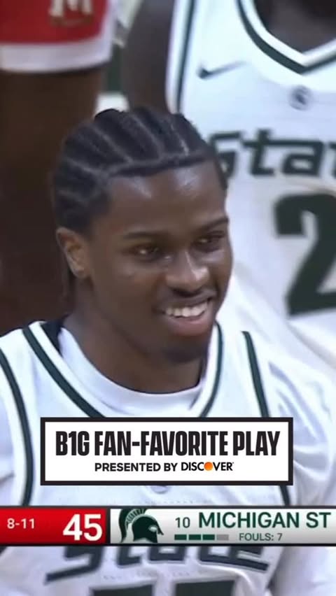 Instagram post by @b1gmbb for Discover. Caption reads: [...] another crazy Coen Carr dunk 😱 📍 @discover....