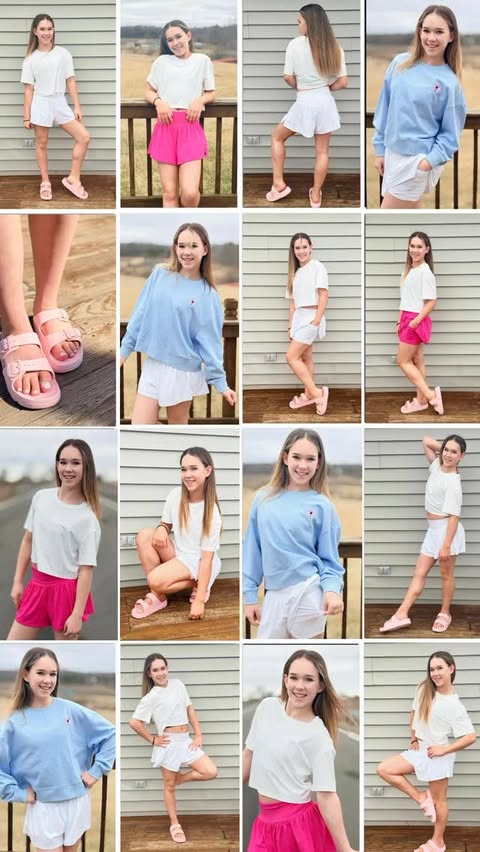 Instagram post by @gymnast.larah for Stelle Apparel. Caption reads: [...] it out @stellekids @stelle_apparel....