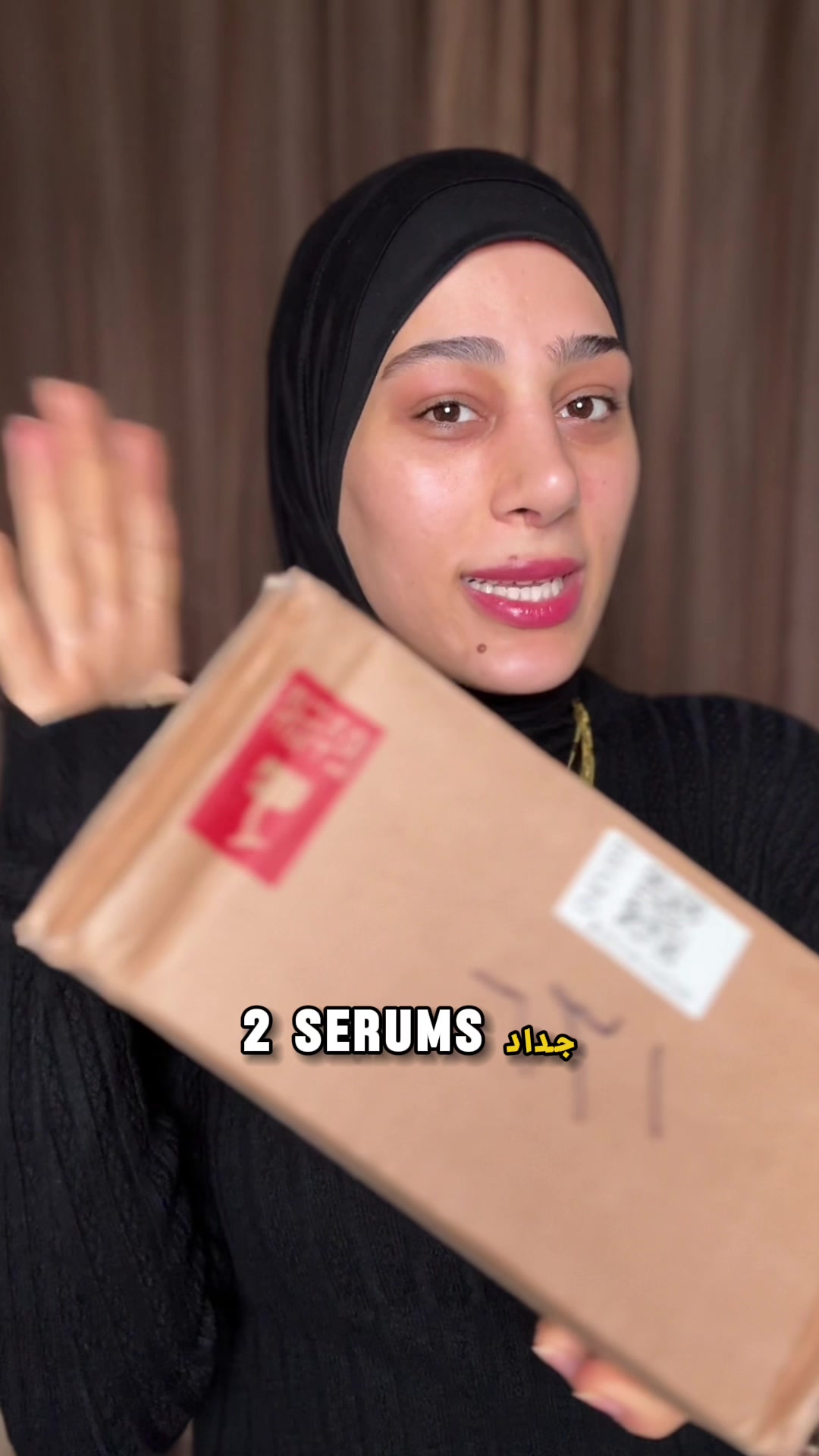 TikTok post by @hanaelfkharany for APRILSKIN. Caption reads: Aprilskin new launch Apeilskin vita kojic [...].