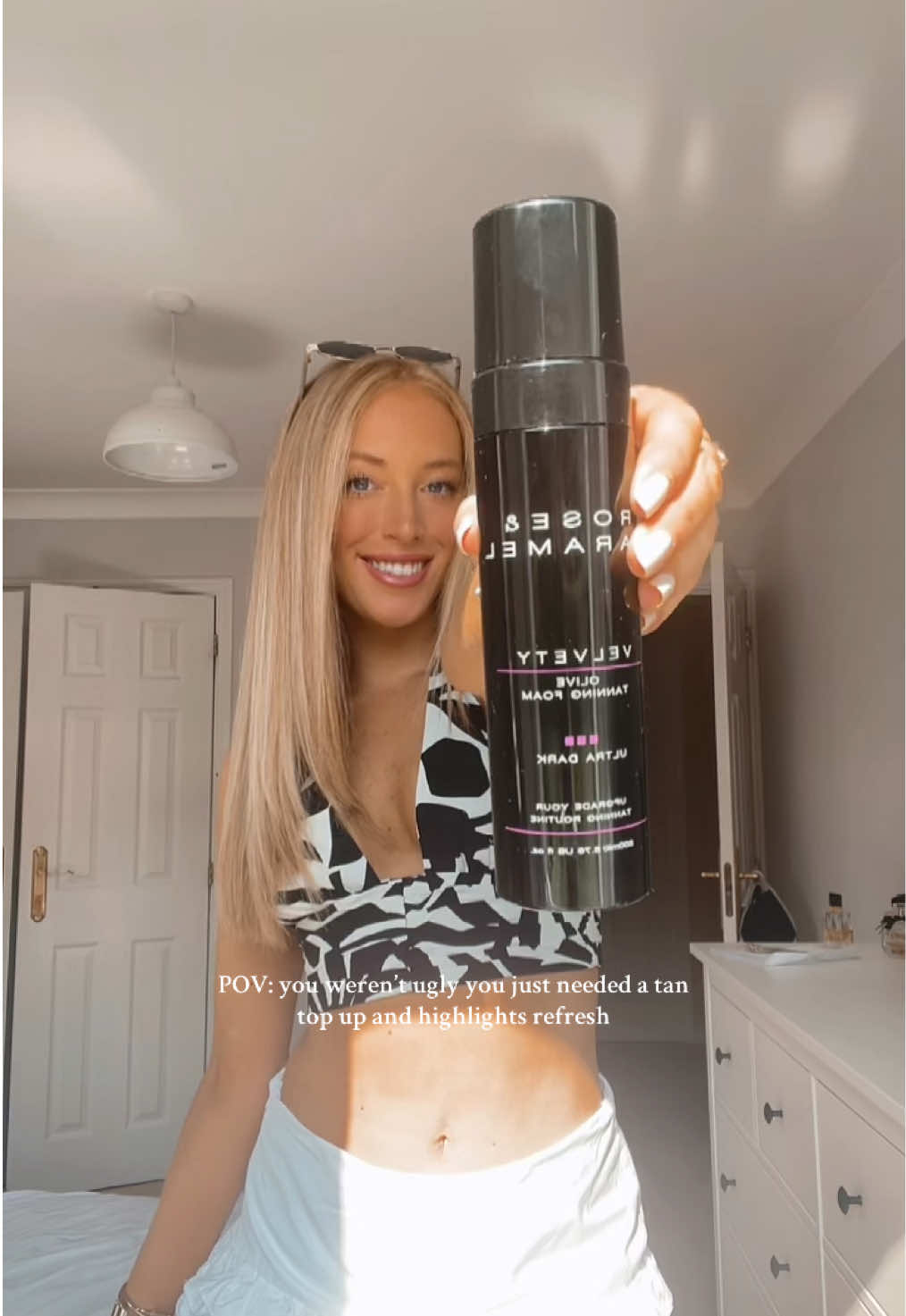 TikTok post by @laura_duhig for Rose & Caramel. Caption reads: [...] with the help of the best @Rose & Caramel.....