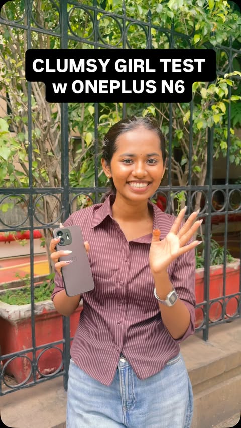 Instagram post by @shrutcyy for OnePlus. Caption reads: [...] Always On. Always Smooth. #CaughtOnOnePlus....