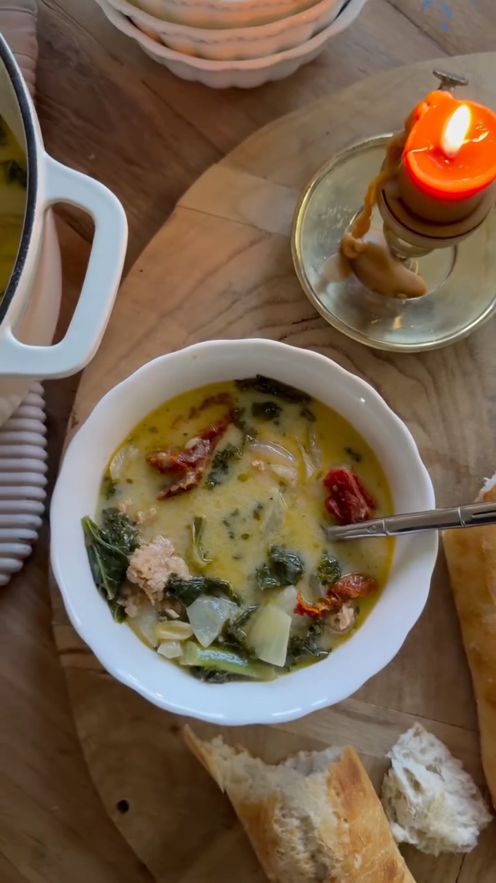 Instagram post by @thecoastaloak for Hearth Display. Caption reads: Full plates, full heart. Our new Hearth display....