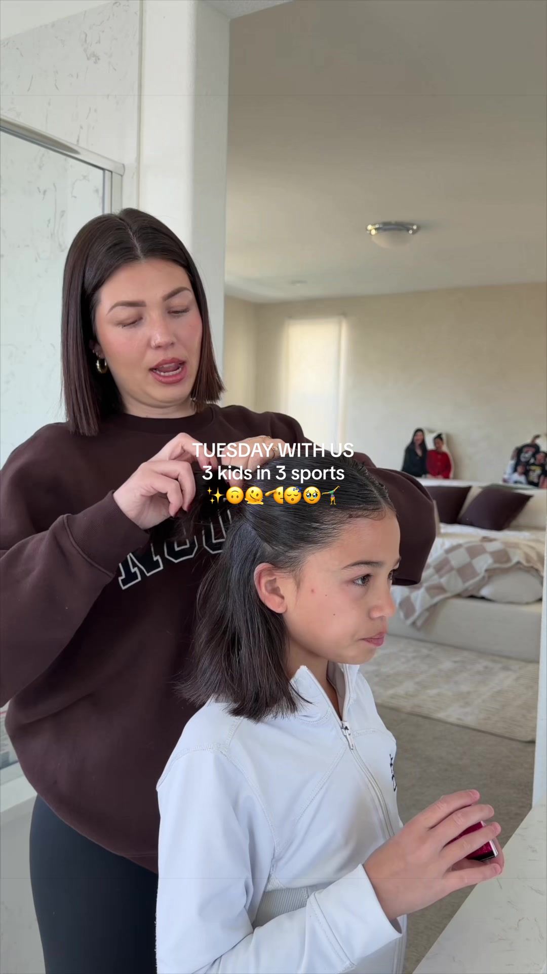 TikTok post by @sunkissed.mama for Hairitage by Mindy. Caption reads: [...] & truly its the little things @Hairitage by....