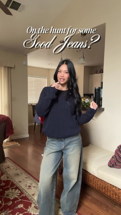 Instagram post by @eatwithsie for LEWKIN. Caption reads: I love a good pair of jeans 🤭 60% off sitewide at....