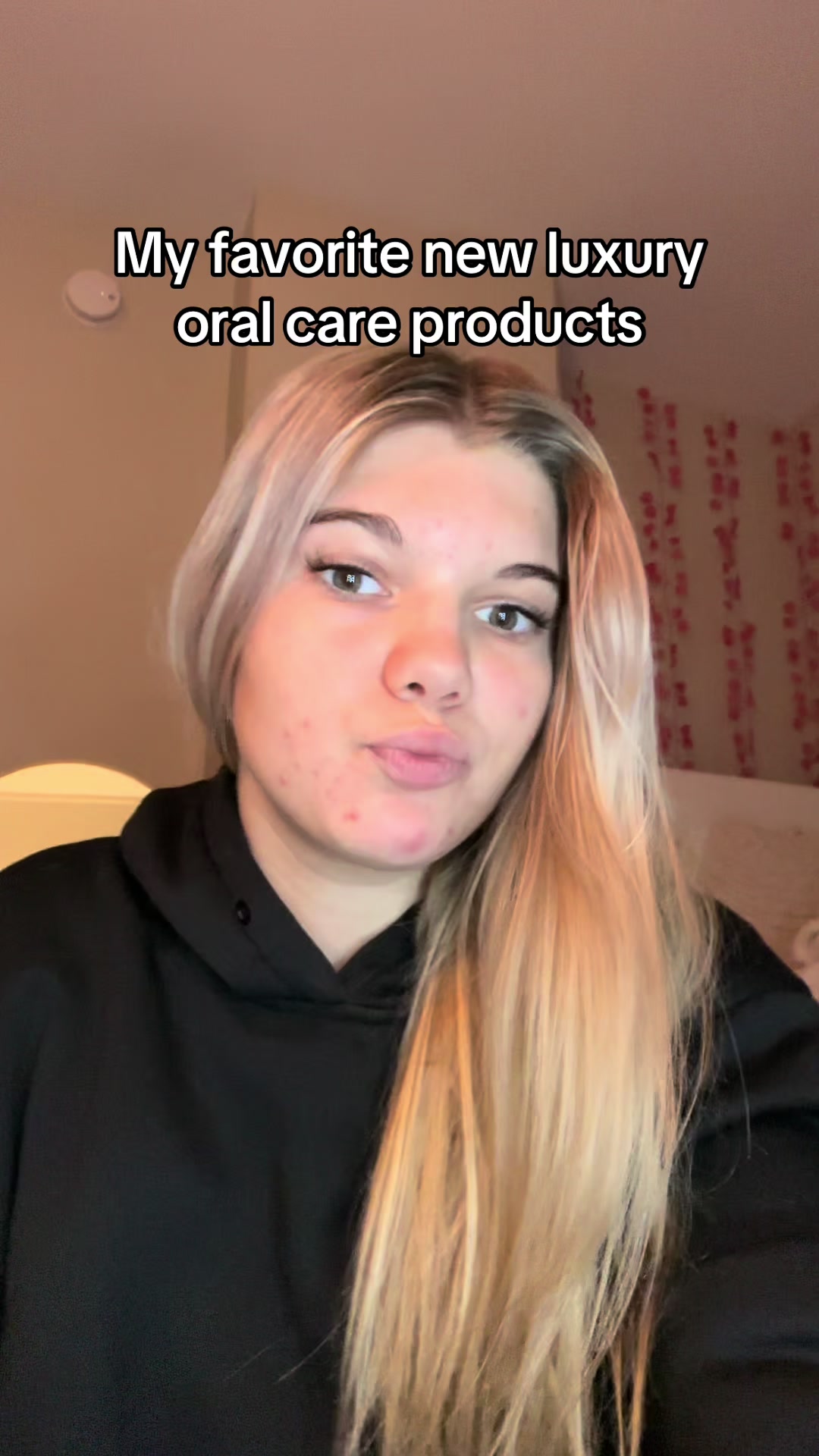 TikTok post by @sadiegorsch27 for ENML Toothpaste Tabs. Caption reads: Thank you @ENML Toothpaste Tabs #campuscreatorclub....