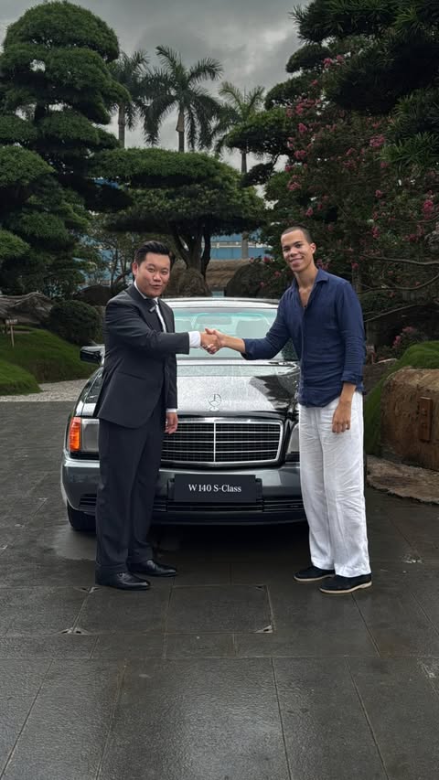 Instagram post by @pwuftalkscars for Mercedes-Benz. Caption reads: New language unlocked with @mercedesbenz....