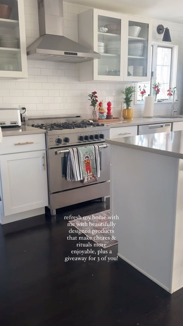 Instagram post by @larasalamone for Brabantia. Caption reads: [...] things can make you feel so refreshed!....