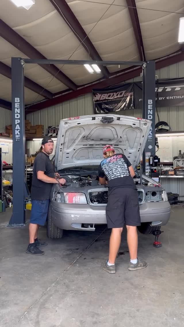 Instagram post by @freedom.factoryusa for BendPak. Caption reads: A HUGE shoutout to @bendpak for these 2 AWESOME....