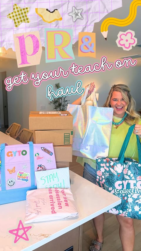 Instagram post by @teachinganduplifting for Pink Lily. Caption reads: I get way too excited when I actually get PR so....