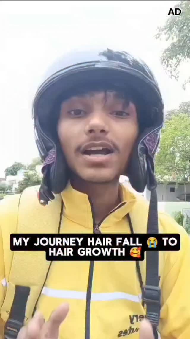 Instagram post by @benjaminryangautam for Dove India. Caption reads: My Hair Fall to Hair Growth Journey! 😭➡️🥰
I....