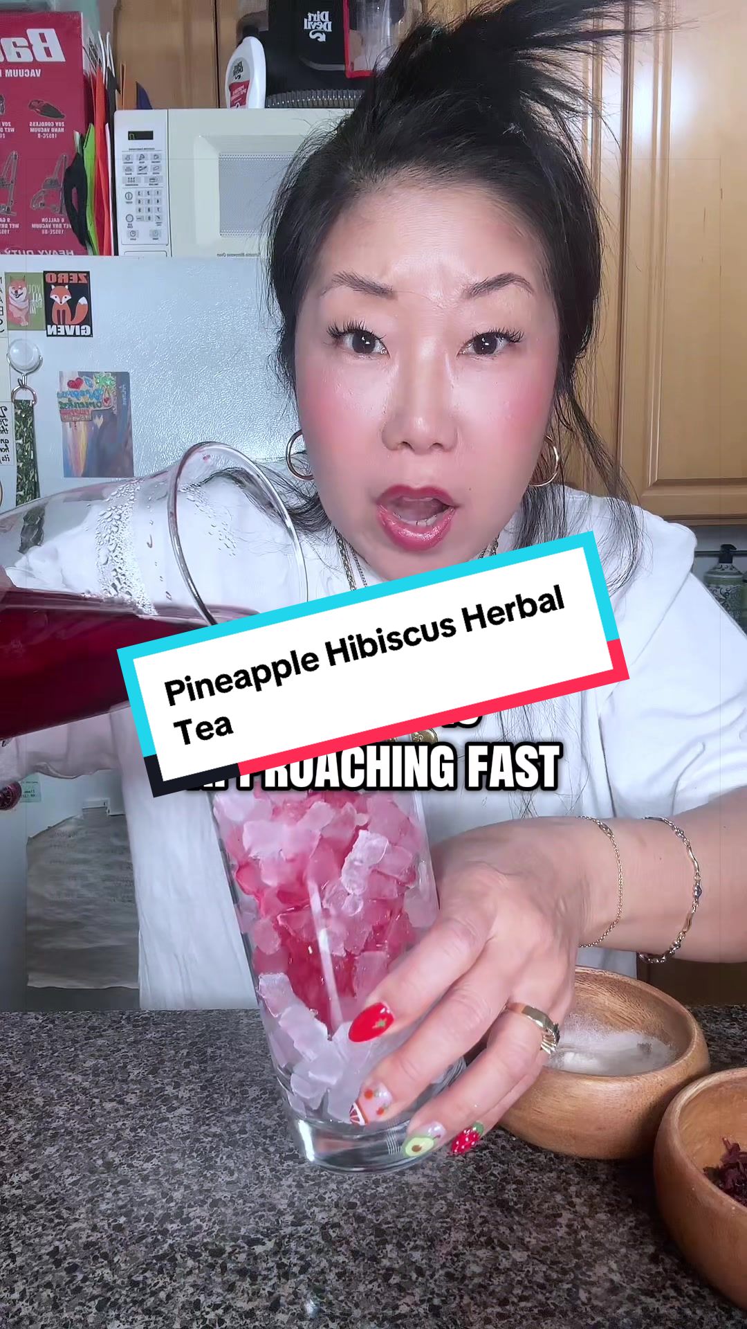 TikTok post by @girlwithadoge for Micro Ingredients. Caption reads: [...] #herbaltea #tea #tiktokshopstockup @Micro....