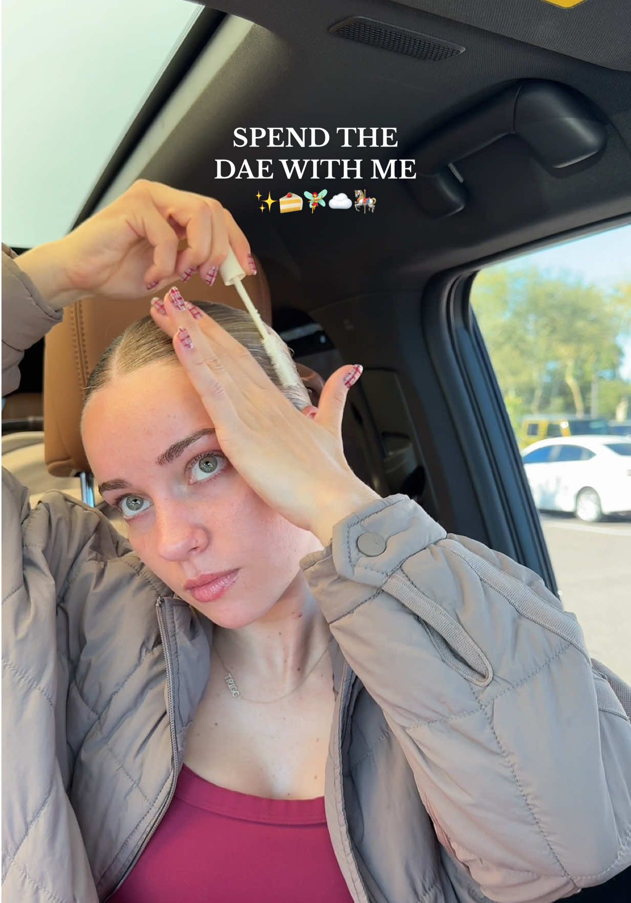 TikTok post by @emiliekiser for Dae Hair. Caption reads: [...] of my favorite hair products🧚‍♀️✨🎠🎀 @Dae....