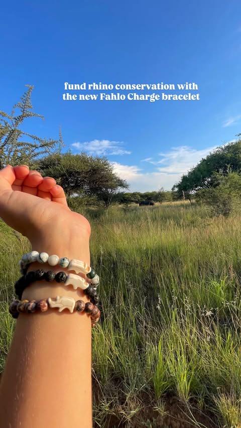 Instagram post by @conservation_kate for Fahlo. Caption reads: [...] with the new Charge bracelet from @myfahlo....