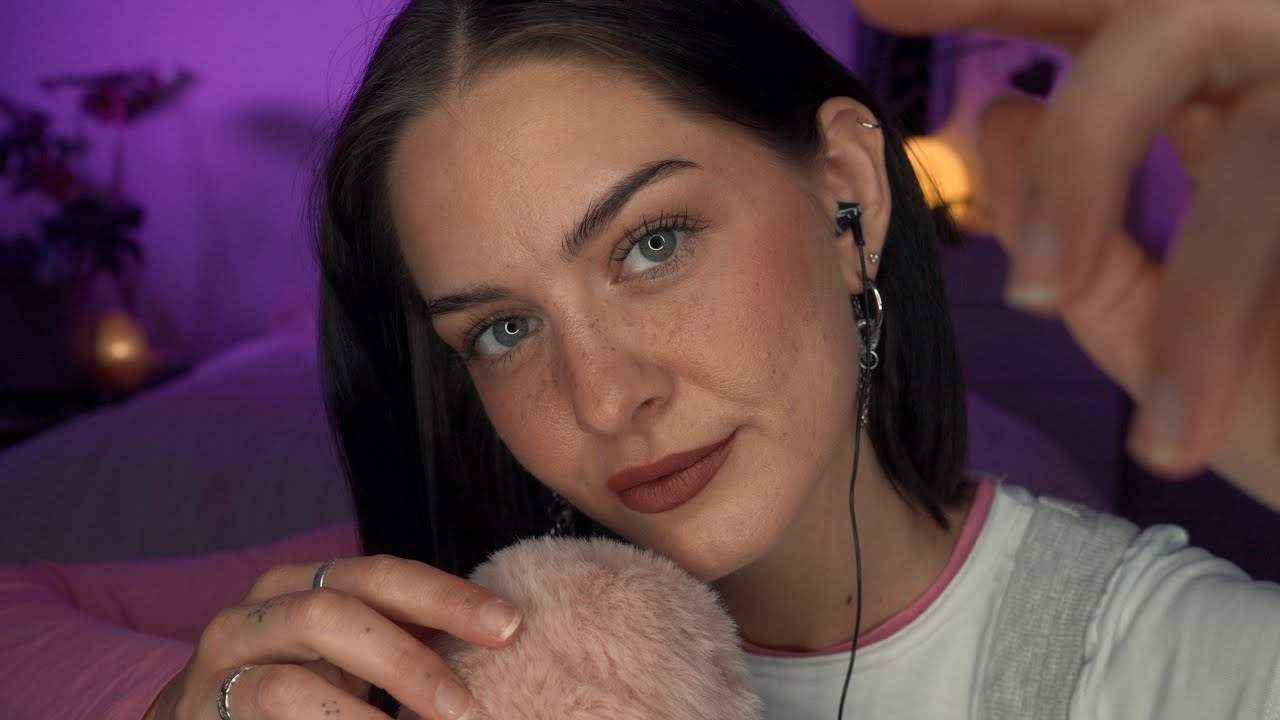 YouTube post by @frecklesasmr for LANDR. Caption reads: ASMR the only brain massage you'll ever need.