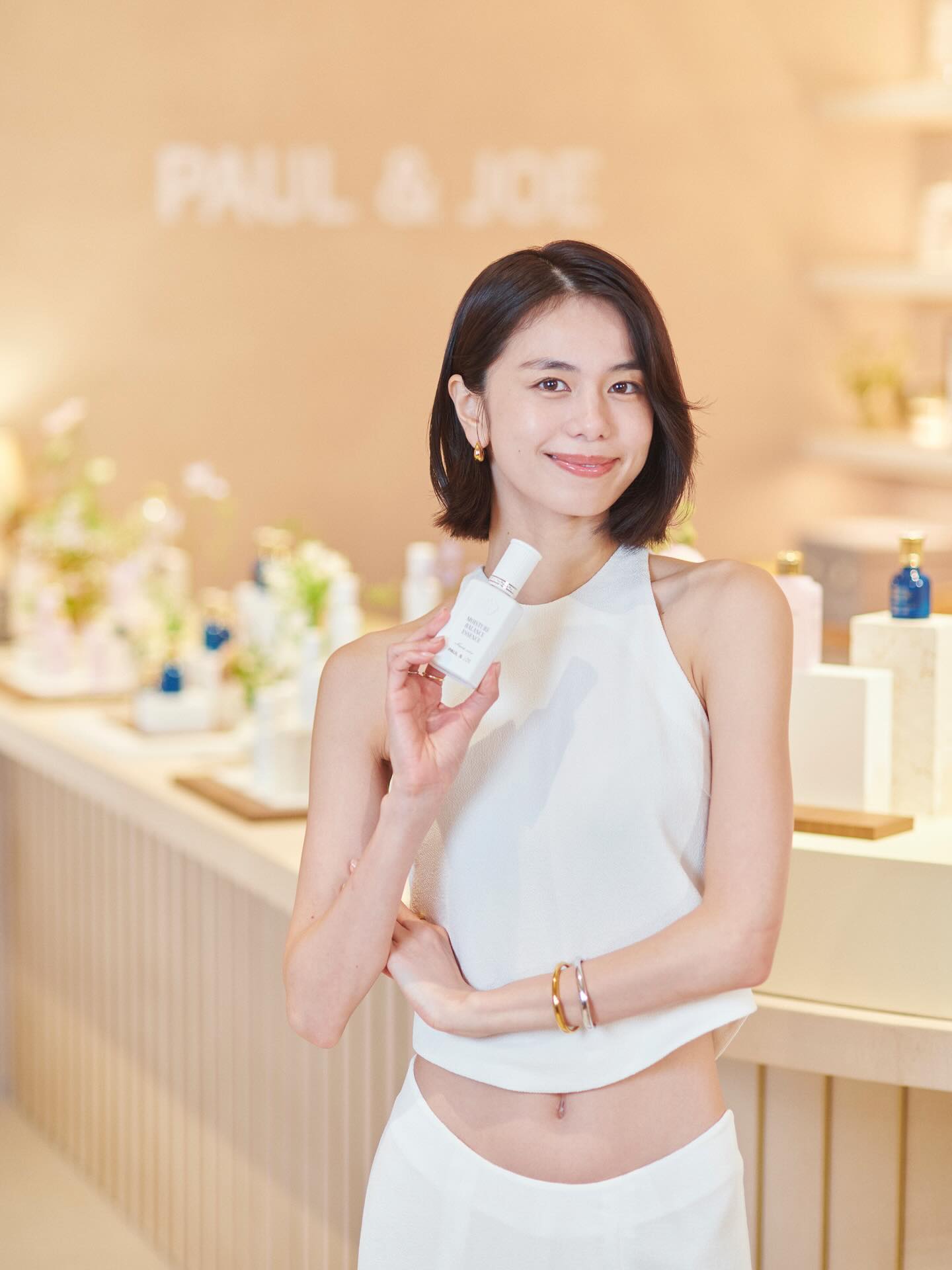 Instagram post by @sato_harumi__official for PAUL & JOE BEAUTE. Caption reads: PAUL&JOE....