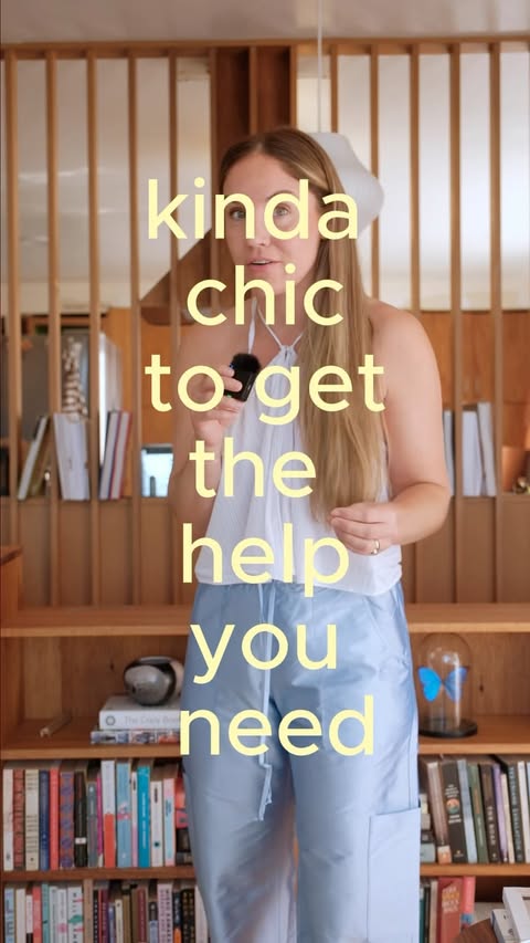 Instagram post by @katieisdoingit for BetterHelp. Caption reads: [...] figure out. This is exactly why I love....
