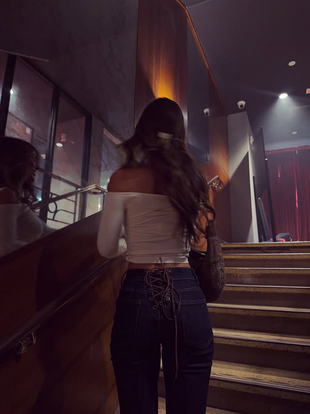 Instagram post by @hopie.schlenker for Windsor Store. Caption reads: Cowboy bar 🐮🩵🪽 @windsorstore #windsorambassador.