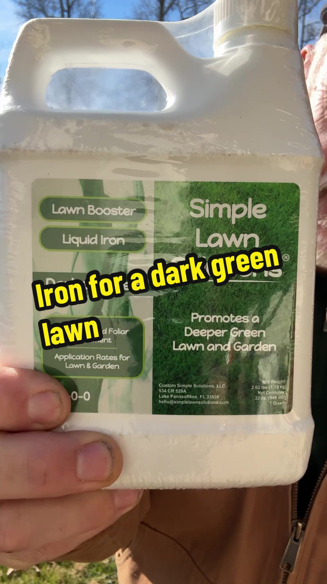 TikTok post by @lawnanswers for Simple Lawn Solutions. Caption reads: [...] #lawntok #turftok #turfgrass....