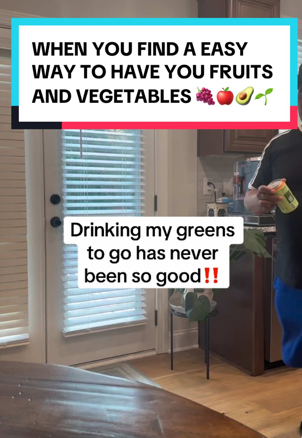 TikTok post by @thesymmetrymarket for You Can Beam. Caption reads: Greens that actually taste good. Glow, and energy....
