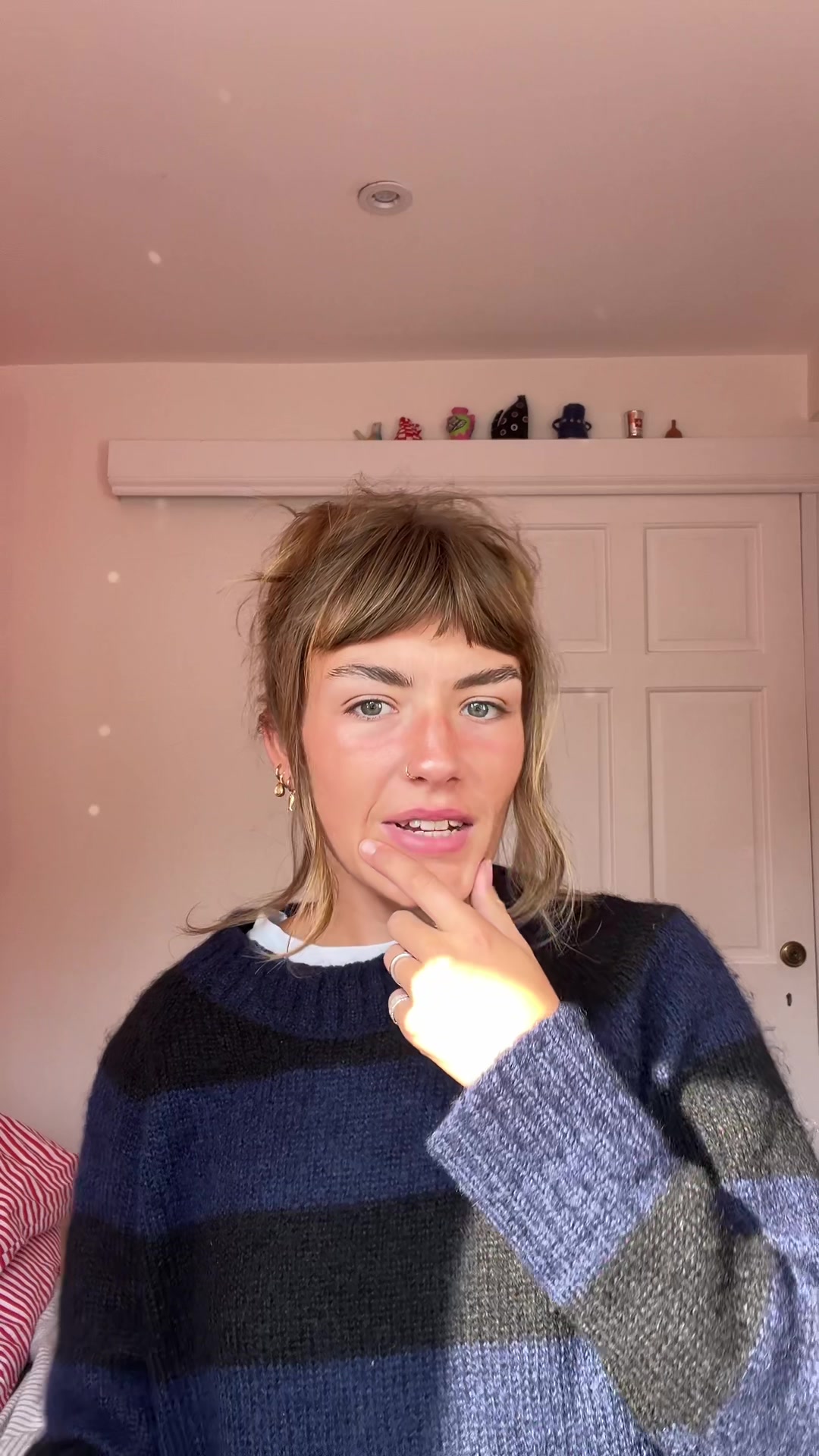 TikTok post by @jasmainfarara for Bijoux De Mimi. Caption reads: celebrating 10k with a @Bijoux De Mimi unboxing ad....