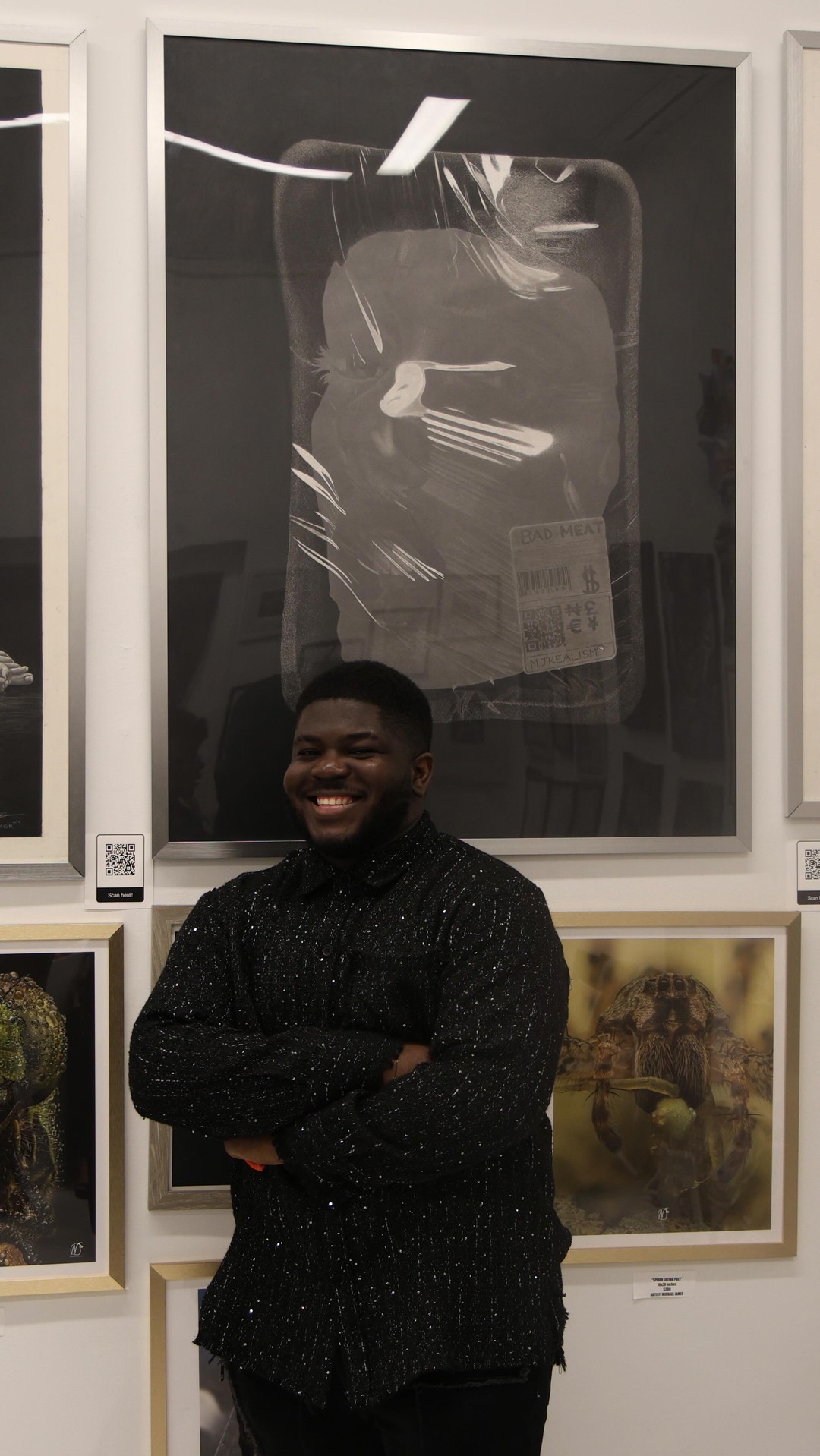 Instagram post by @mjrealism for Frame It Easy. Caption reads: Looking for the best custom frames for the best....